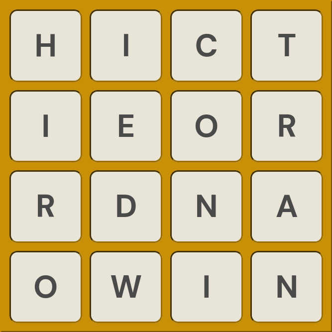 boggle board example